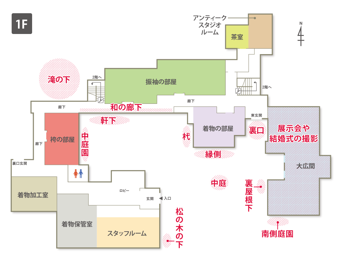 1階の地図